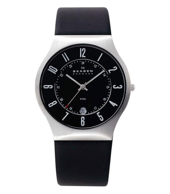 Skagen Grenen Leather Watch 233XXLSLB