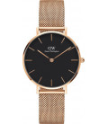 Daniel Wellington Classic Black Petite Melrose 32mm + Cornwall ремешок