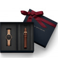 Daniel Wellington Classic Black Petite Melrose 28mm + St Mawes ремешок