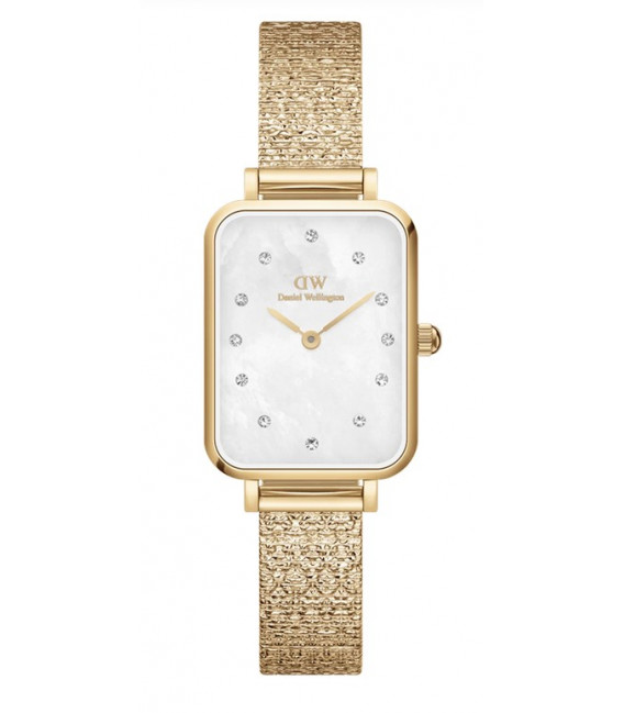 Daniel Wellington Quadro Lumine Pressed Piano (white) Evergold