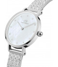 Daniel Wellington Petite Lumine Pressed Piano (white) Sterling