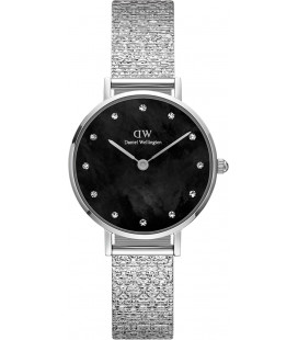 Daniel Wellington Petite Lumine Pressed Piano (black) Sterling