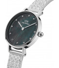 Daniel Wellington Petite Lumine Pressed Piano (black) Sterling